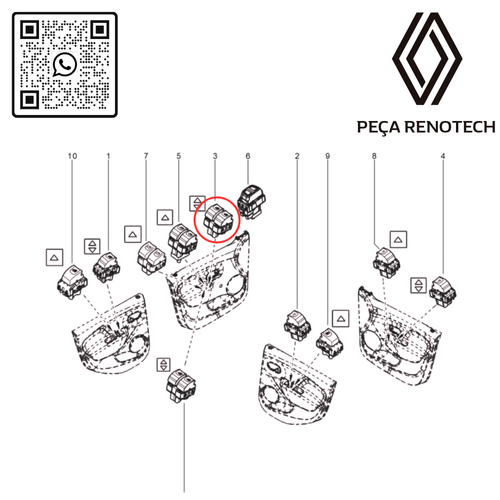 8200179435 GANCHO FECHADURA DA PORTA LATERAL MASTER 2.5 16V  RN 179435-I